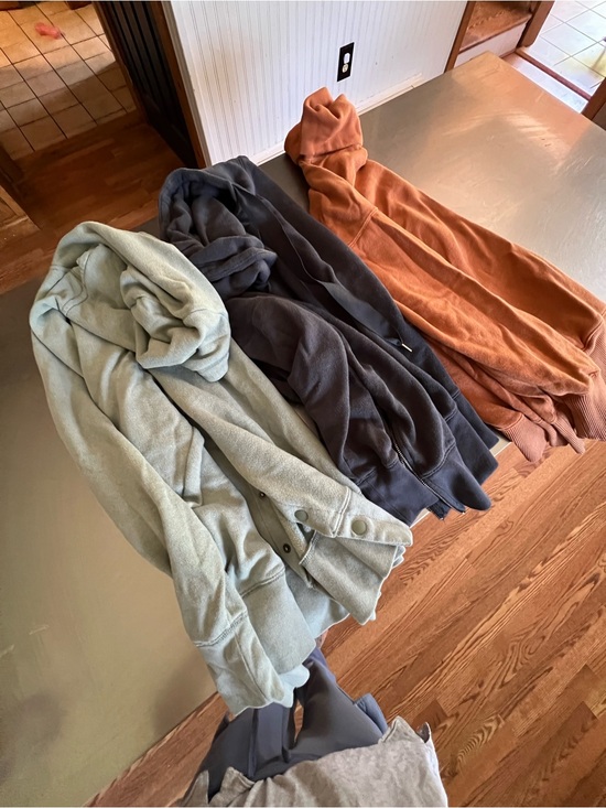 aerie Sweaters - Aerie Lot of 3 Cozy Oversized Hoodies in Sage, Navy, and Rust